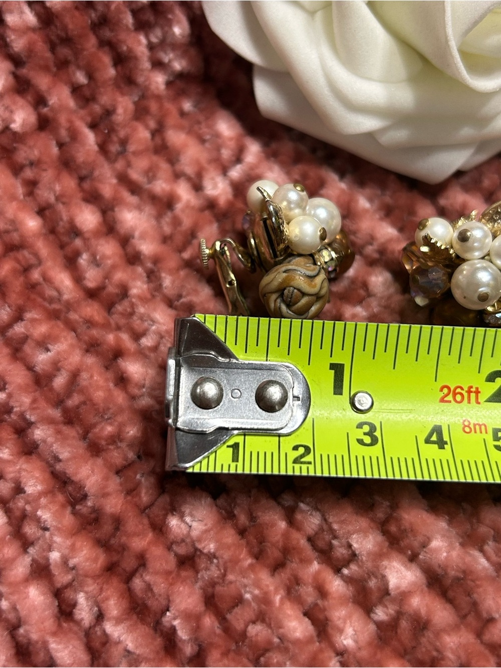 Vendome 50’s Cluster Clipon/Screwbacks Earrings - Picture 11 of 11